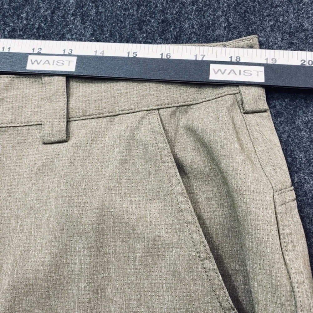 Duluth Trading Co Pants Men 40x30 Tan Polyester Performance Straight Leg 53721B